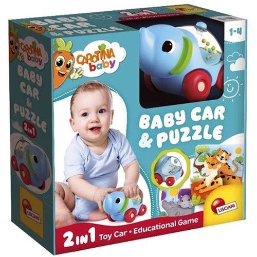 Carotina baby Słoń Samochodzik i puzzle