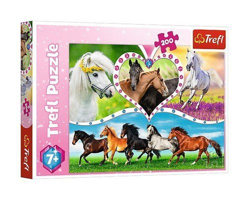 Puzzle Piękne konie 200