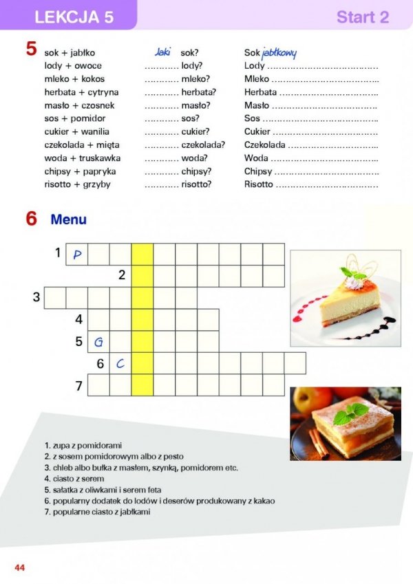 Start 2. Beginner Polish. Zeszyt ćwiczeń z kluczem do nauki języka polskiego na poziomie A1