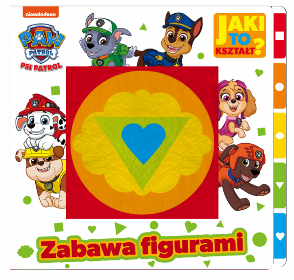 Zabawa figurami. Jaki to kształt? Psi Patrol