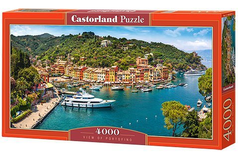 Puzzle 4000 Widok na Portofino C-400201-2