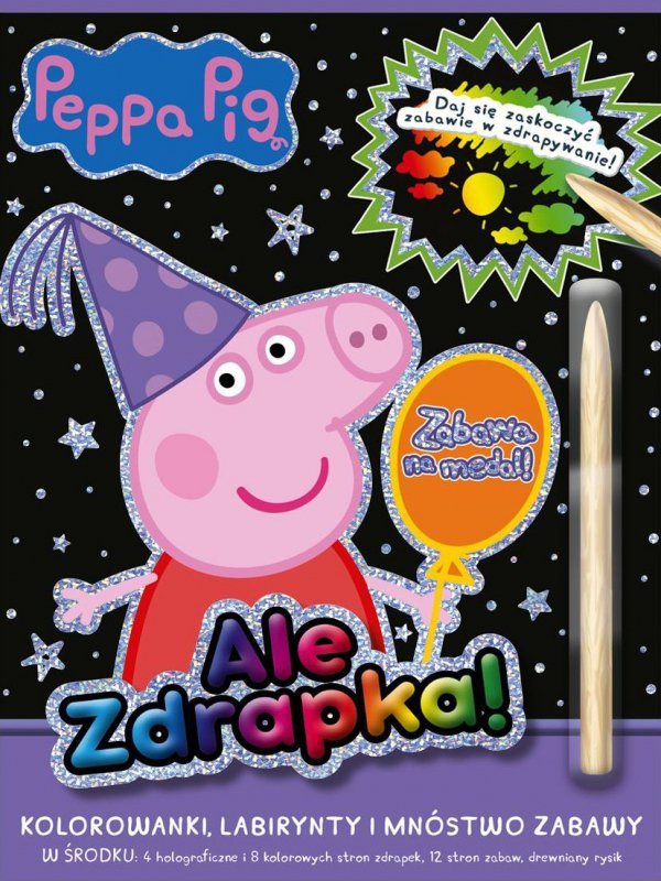 Zabawa na medal! Świnka Peppa. Ale zdrapka