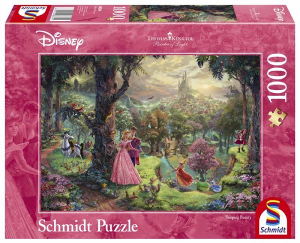 Puzzle 1000 SQ T. Kinkade Śpiąca Królewna 110749