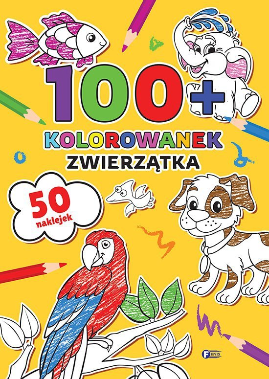 Zwierzątka. 100+ kolorowanek