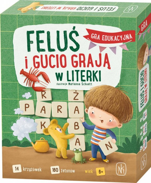 Gra Feluś i Gucio grają w literki