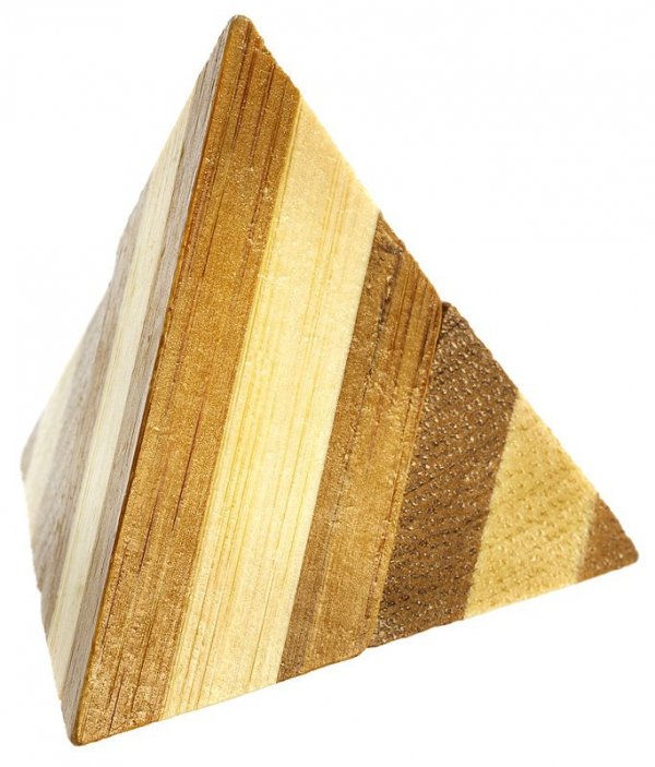 Łamigłówka 3D Bamboo Pyramid poziom 1/4