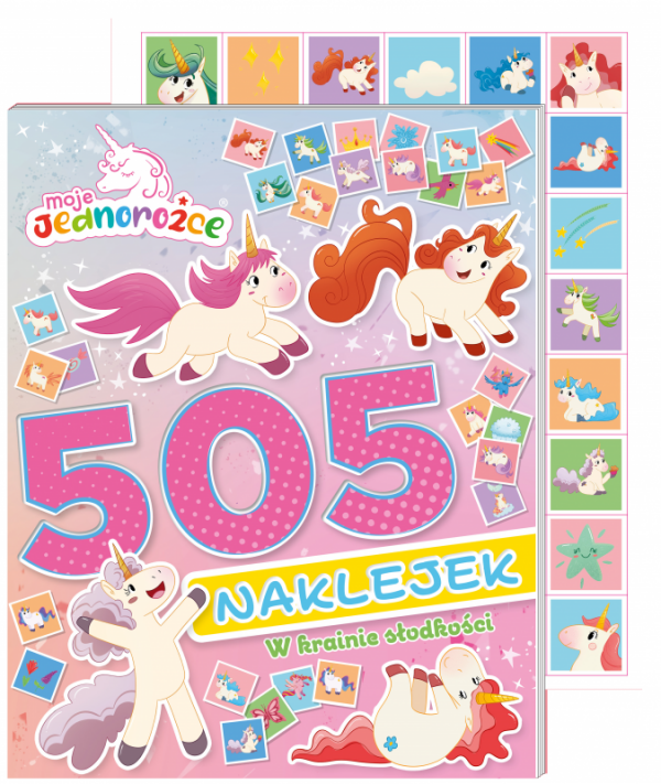 W krainie słodkości. Moje Jednorożce. 505 naklejek