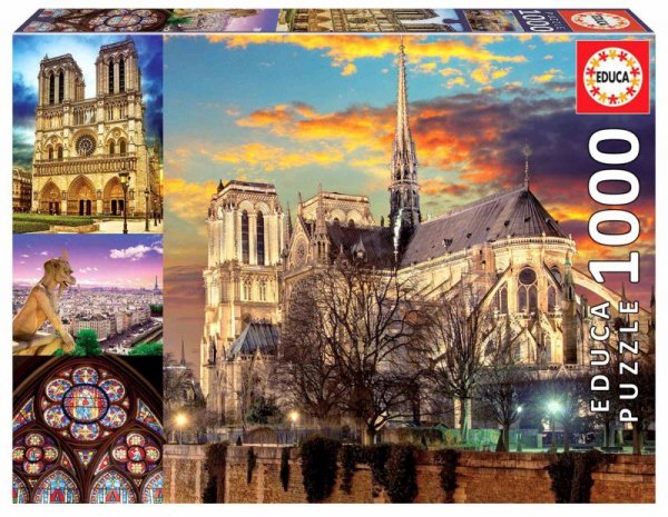 Puzzle 1000 Katedra Notre Dame Paryż 109576