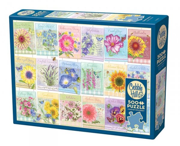 Puzzle 500 Saszetki z nasionami kwiatów 113030