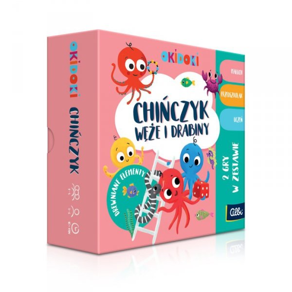 OKODOKI Gra Chińczyk Weże i drabiny