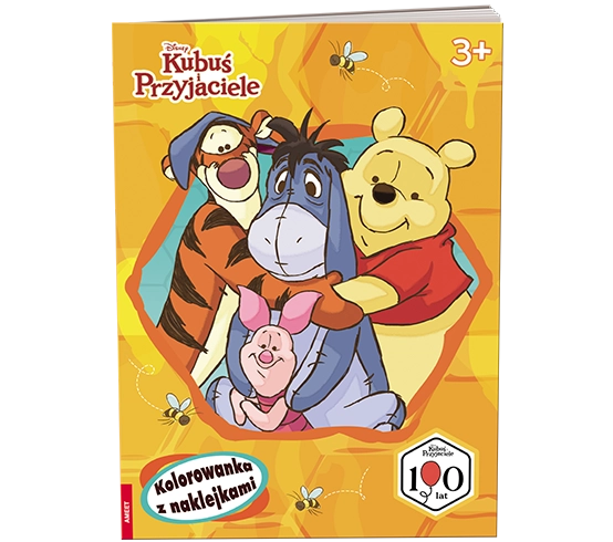 Disney Kubuś i przyjaciele Kolorowanka z naklejkami NA-9147