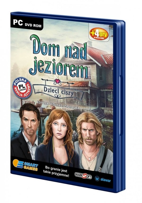 Dom nad jeziorem. Dzieci ciszy. Edycja kolekcjonerska. Smart games. PC DVD-ROM + 4 gry w wersji demo