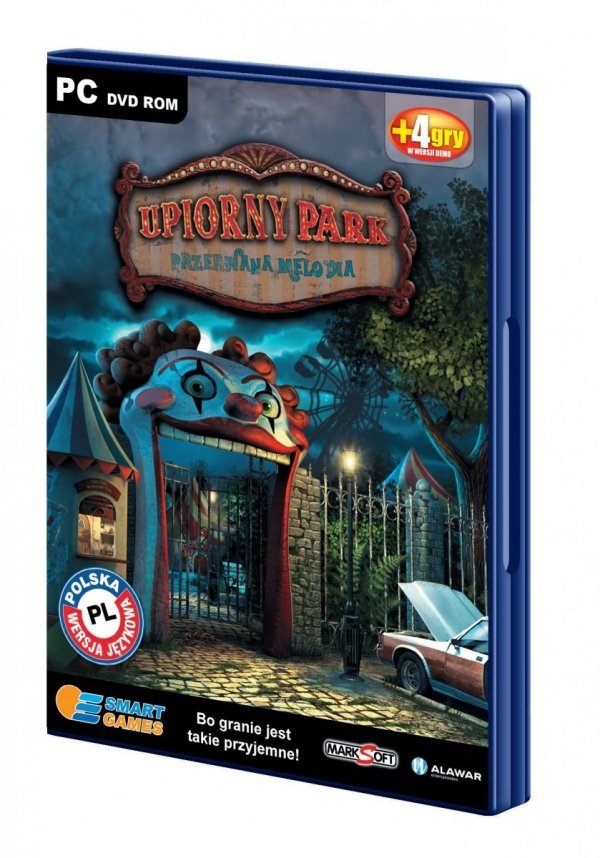 Upiorny park. Przerwana melodia. Smart games. PC DVD-ROM + 4 gry w wersji demo