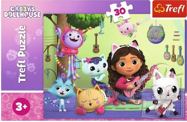 Puzzle 30el. Gabi i jej uroczy domek