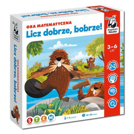 Licz dobrze, bobrze! Gra na liczenie