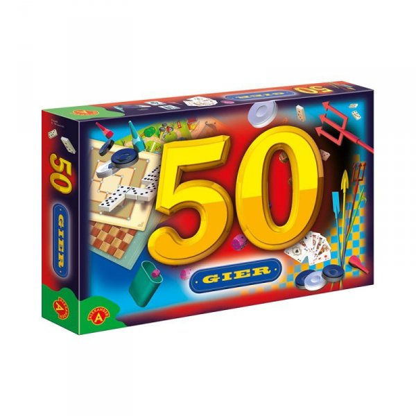 50 gier. Gry planszowe. Karton