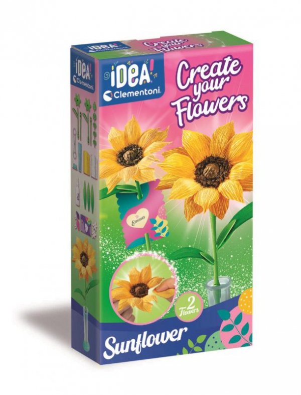 Mini fabryka kwiatów. Słonecznik