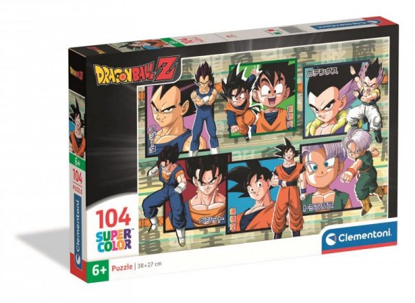 Puzzle 104 elementów. Super kolor. Dragon Ball
