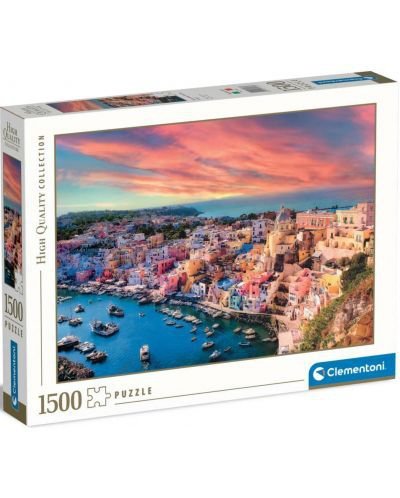 Puzzle 1500 elementów. HQ  Picturesque Procida Island