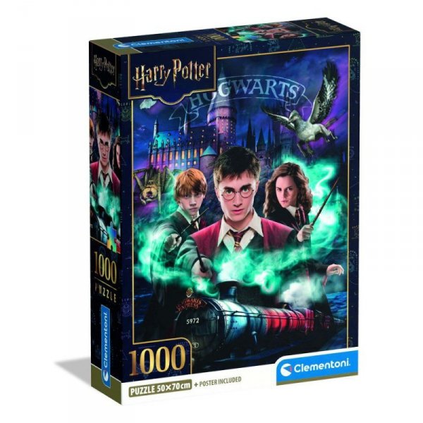 Puzzle 1000 elementów. Compact Harry Potter 1