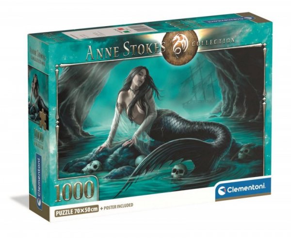 Puzzle 1000 elementów.  Compact Anne Stokes Collection Siren's Lament