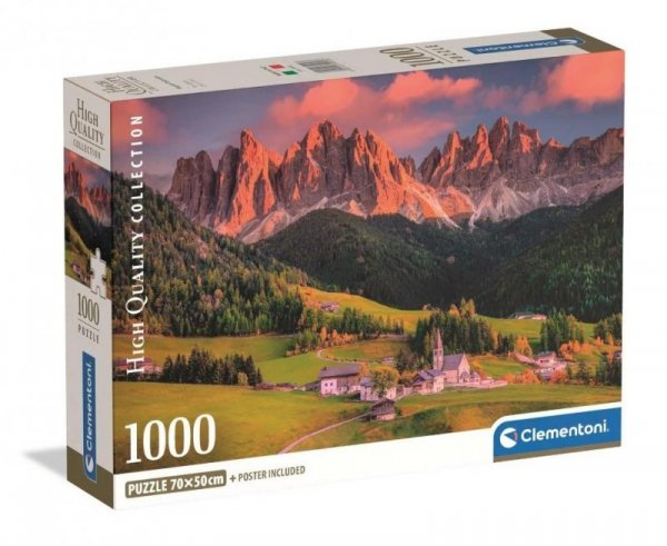 Puzzle 1000 elementów. Compact.  Magical Dolomites