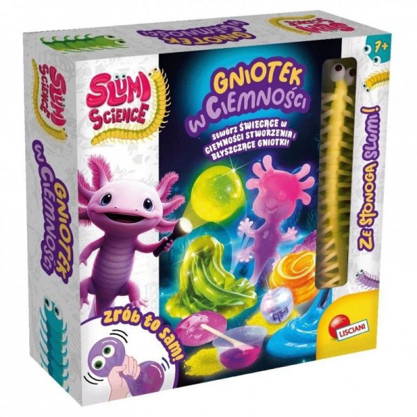 Lisciani. Slumi Science. Gniotek świecący w ciemności