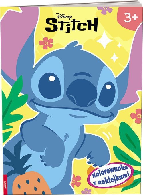 Stitch. Kolorowanka z Naklejkami