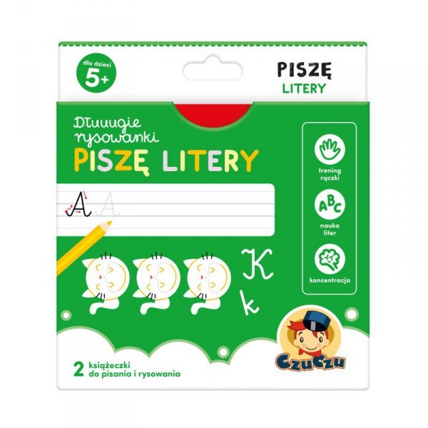 CzuCzu. Dłuuugie rysowanki 5+ Piszę Litery