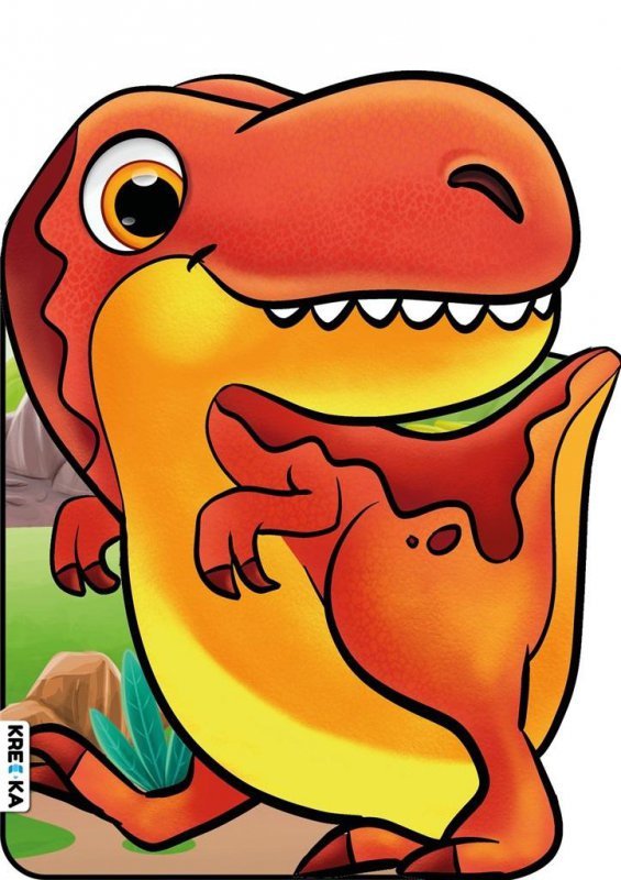 Kolorowanki z naklejkami - Tyranozaur. Wydawnictwo Books and Fun