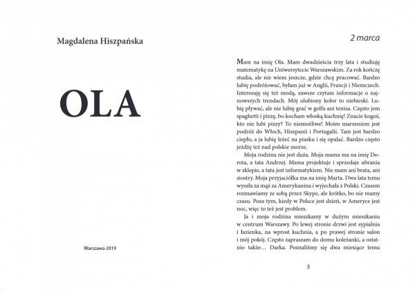 Ola. Czytanka do nauki polskiego dla cudzoziemców na poziomie A2-B1 (E-BOOK PDF)