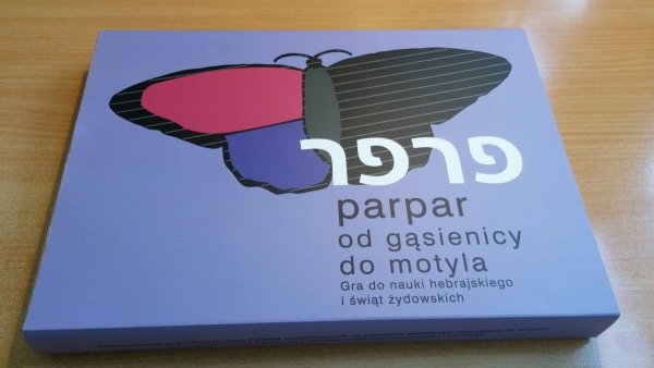 Parpar od gąsienicy do motyla. Gra planszowa do nauki liter hebrajskich i świąt żydowskich