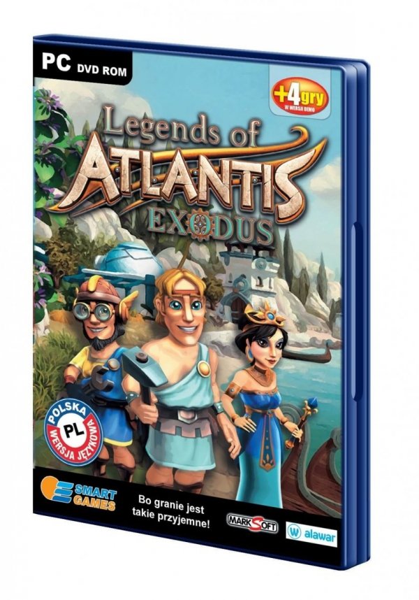 Legends of Atlantis. Exodus. Smart games. PC DVD-ROM + 4 gry w wersji demo