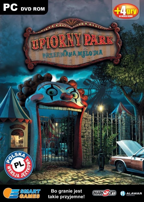 Upiorny park. Przerwana melodia. Smart games. PC DVD-ROM + 4 gry w wersji demo