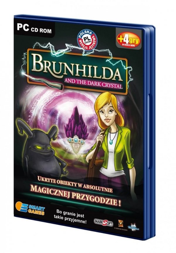 Brunhilda and the dark crystal. Smart games. PC CD-ROM + 4 gry w wersji demo