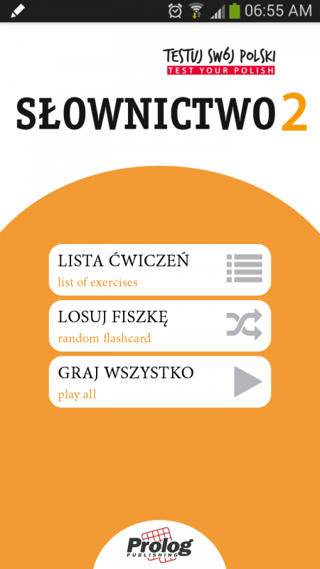Testuj Swój Polski. Słownictwo 2. Fiszki / audiofiszki