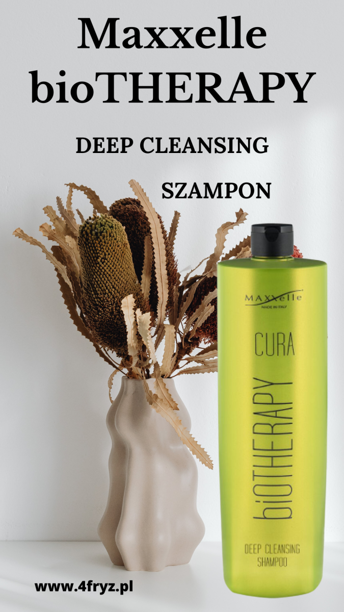 MAXXelle biOTHERAPY DEEP CLEANSING SHAMPOO- Szampon głęboko oczyszczający 1000ml.