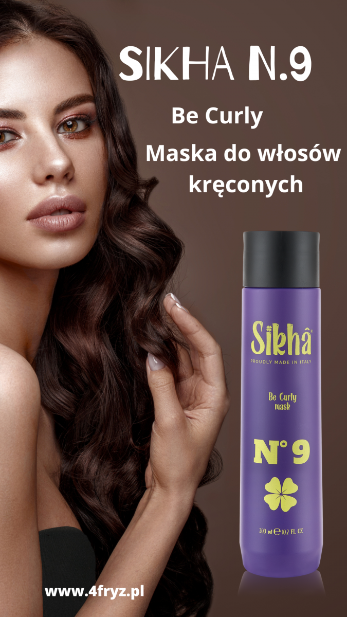 Sikha N°9 Be Curly Mask- Maska do włosów kręconych 300ml.