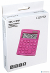 Kalkulator biurowy CITIZEN SDC-810NRPKE, 10-cyfrowy, 127x105mm, różowy