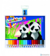 Kredki BAMBINO 18kol.w drewnie 15 cm + temperówka  0348