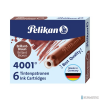 Naboje do piór, krótkie brązowe 311928 Pelikan