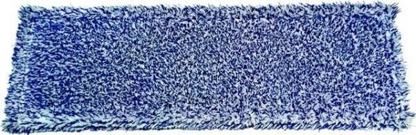 Mop Tes (2 oczka) mikrofaza biało-niebieska premium 50cm