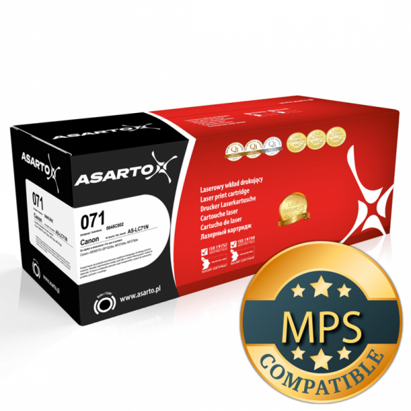 Toner Asarto do Canon 071 | 5645C002 | 1200 str. | black