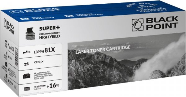 Black Point toner LBPPH81X zastępuje HP CF281X, 29000 stron