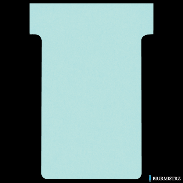 Karteczki T-Card Nobo, rozmiar 2, jasnoniebieskie 100 szt. 2002006