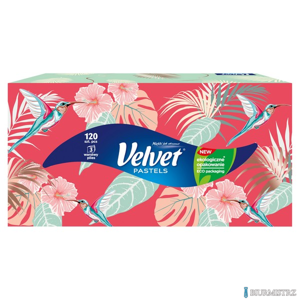 Chusteczki VELVET ART mix (120sztuk) VELVET