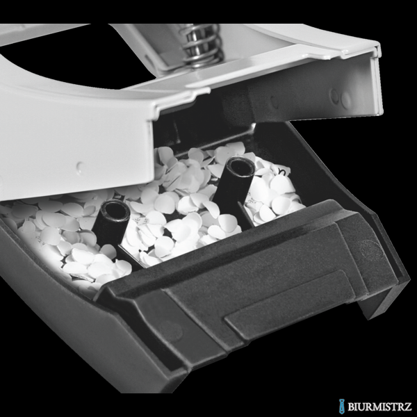 Dziurkacz mini LEITZ WOW metalowy perłowy biały 50601001