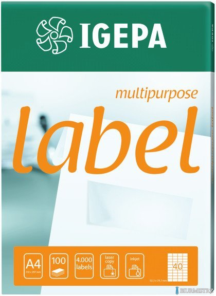 Etykieta samoprzylepna 38.1x21.2mm (100sztuk) CONTILABEL EA-381X212
