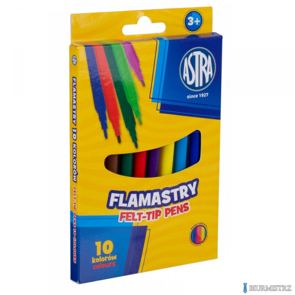 Flamastry Astra CX - 10 kolorów, 314121001