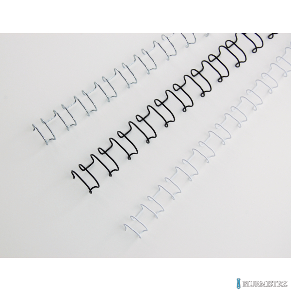 Grzbiety drutowe GBC A4 21L 6mm białe (100szt) IB165085